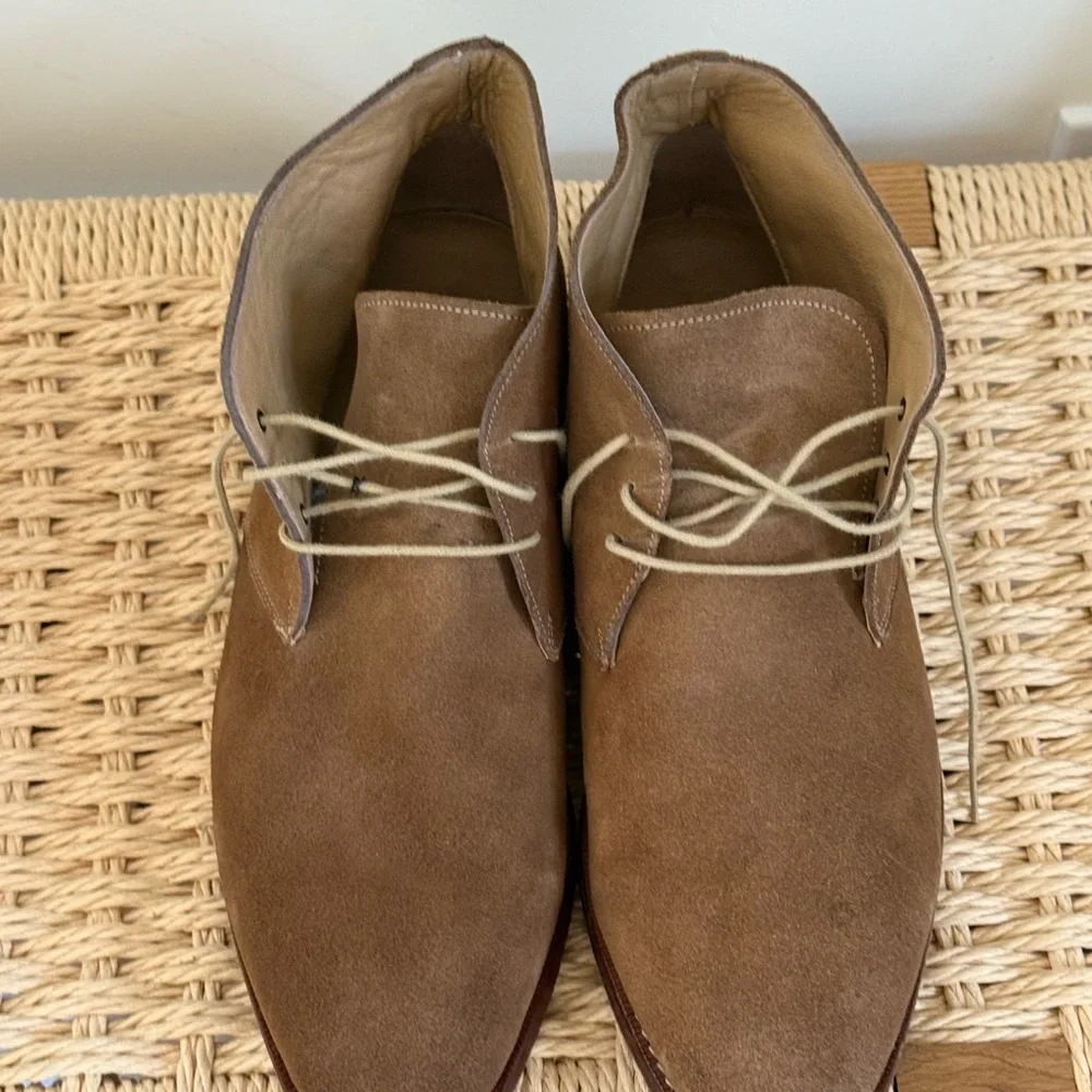 Men's Brown Suede Shoes - Picture 5 of 14